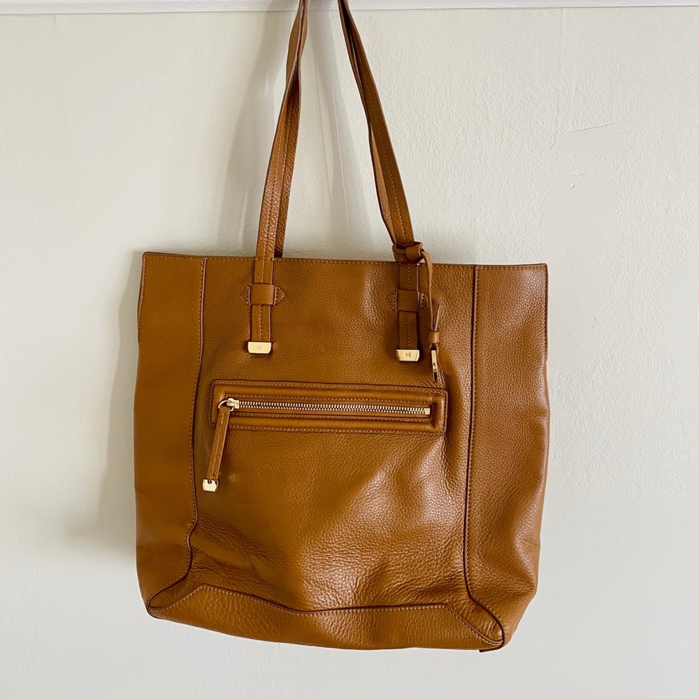Halston Heritage Tan Leather Tote